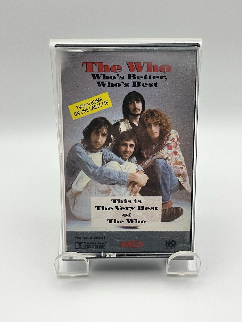 The Who - Who's Better Who's Best MCA 1988 Double Album Cassette Tape, Tested